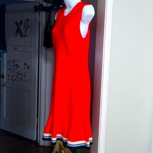 Orange Victoria Beckham Dress